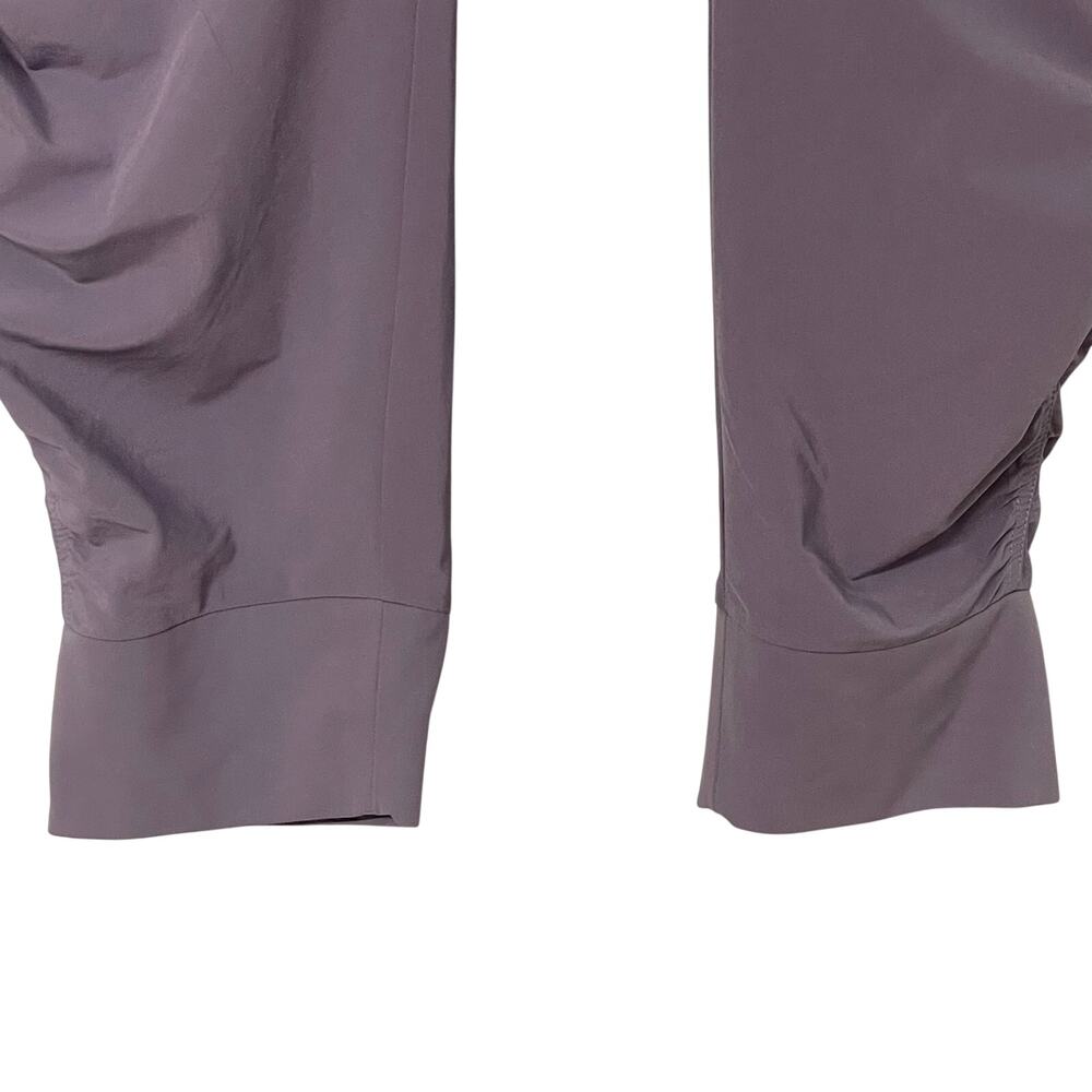 Women's Drawstring Ruched Jogger Pants - Purple - Picture 4 of 7